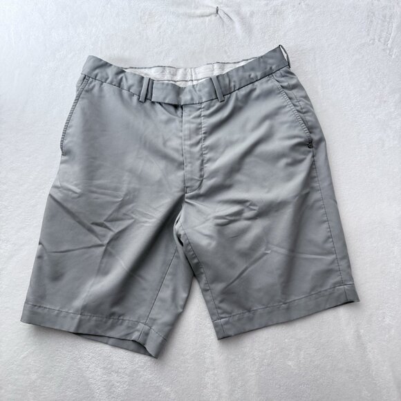 RLX Ralph Lauren Chino Shorts Mens 34 Gray Golf Performance Athletic - Picture 1 of 10